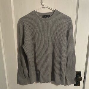 Theory cable-knit crew neck sweater